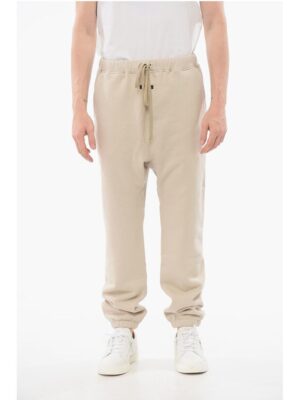 Fear Of God Solid Color Cotton Joggers with Elastic Cuff