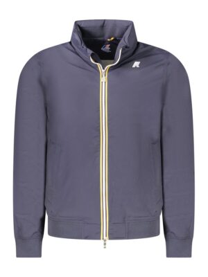 K-WAY Blue Nylon Men Jacket