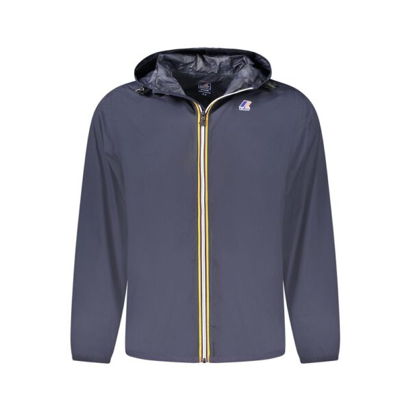 K-WAY Blue Polyamide Men Jacket