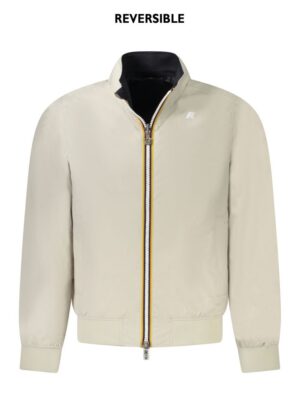 K-WAY Beige Nylon Men Jacket