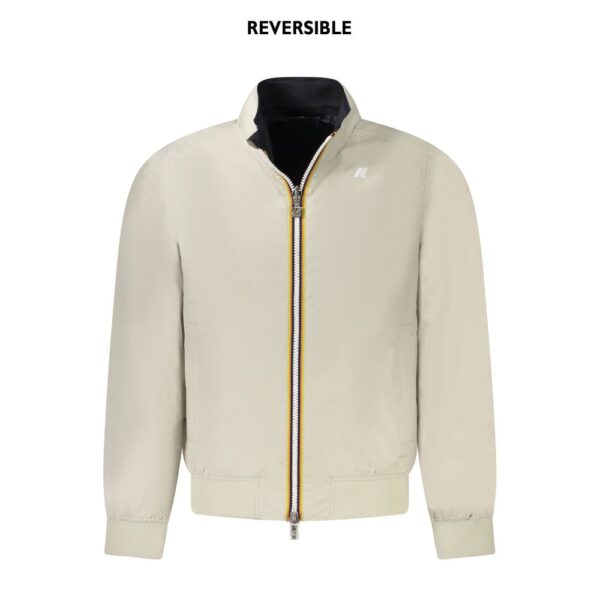 K-WAY Beige Nylon Men Jacket