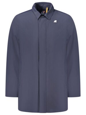 K-WAY Blue Polyamide Men Jacket