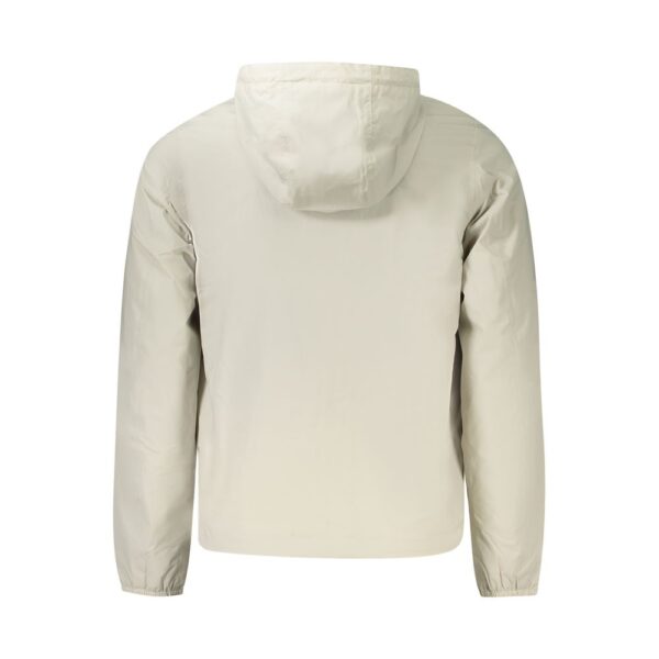 K-WAY Beige Nylon Men Jacket - Image 2