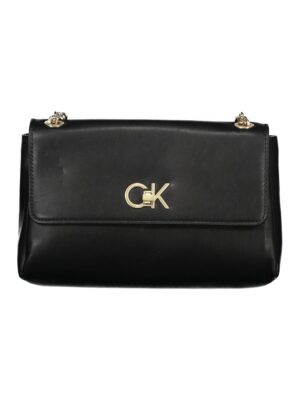 Calvin Klein Black Polyester Handbag