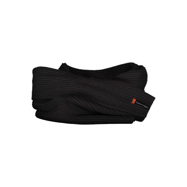 Calvin Klein Black Cotton Scarf - Image 2