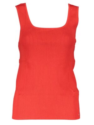 Tommy Hilfiger Red Modal Tops & T-Shirt