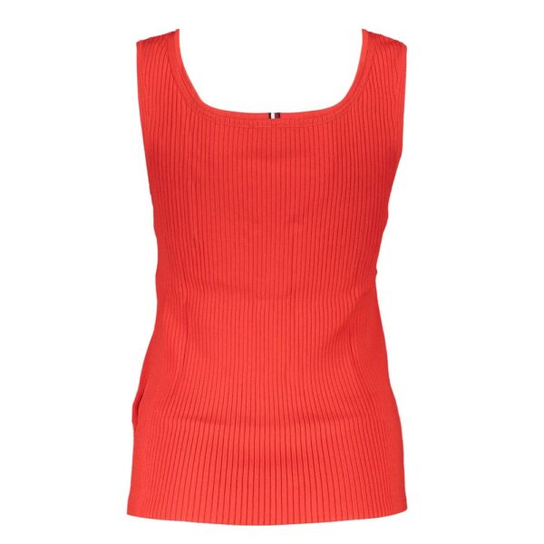 Tommy Hilfiger Red Modal Tops & T-Shirt - Image 2