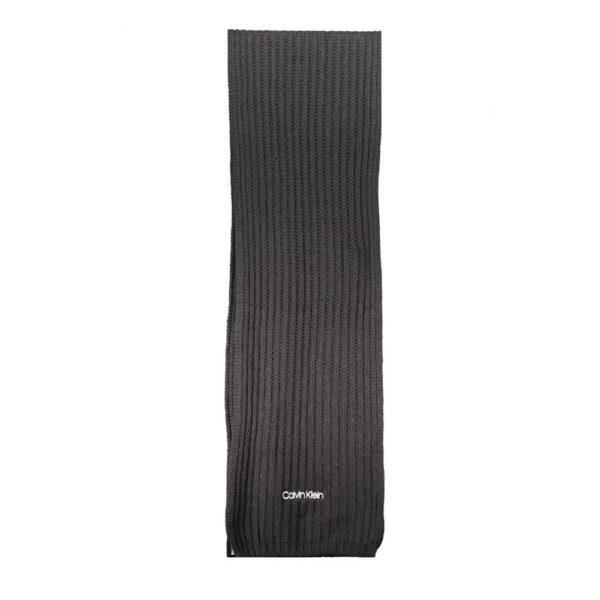 Calvin Klein Black Cotton Scarf - Image 3