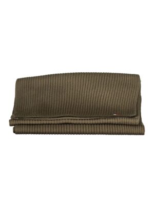 Tommy Hilfiger Green Cotton Scarf