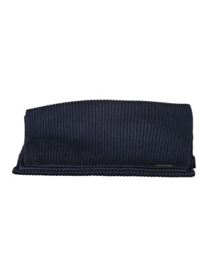 Calvin Klein Blue Cotton Scarf