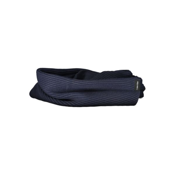 Calvin Klein Blue Cotton Scarf - Image 2