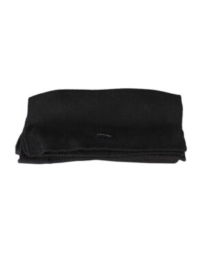 Calvin Klein Black Cotton Scarf