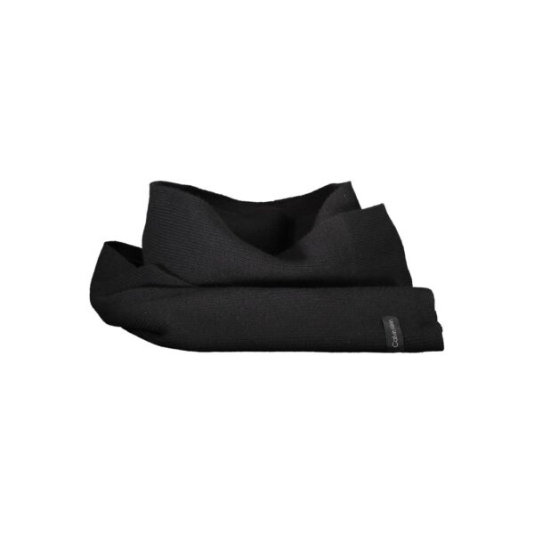 Calvin Klein Black Cotton Scarf - Image 2