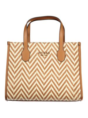 Guess Jeans Brown Cotton Handbag