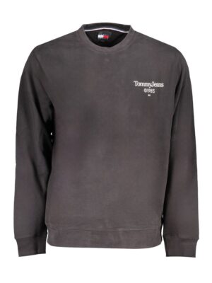 Tommy Hilfiger Black Cotton Sweater