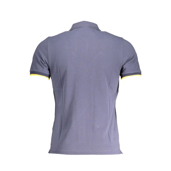 K-WAY Blue Cotton Polo Shirt - Image 2