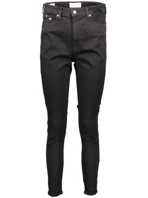 Calvin Klein Black Cotton Jeans & Pant