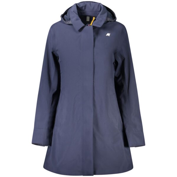 K-WAY Blue Polyester Jackets & Coat