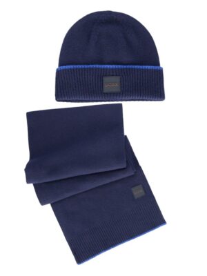 Hugo Boss Blue Wool Hats & Cap