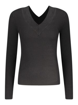 Guess Jeans Black Viscose Sweater