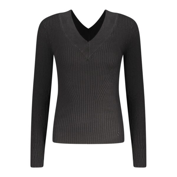 Guess Jeans Black Viscose Sweater - Image 2