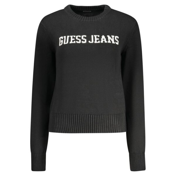 Guess Jeans Black Cotton Sweater - Image 2