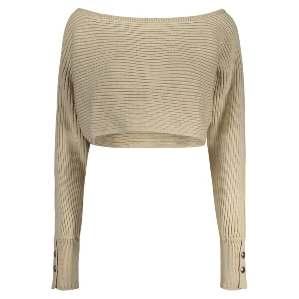 Guess Jeans Beige Cotton Sweater - Image 2