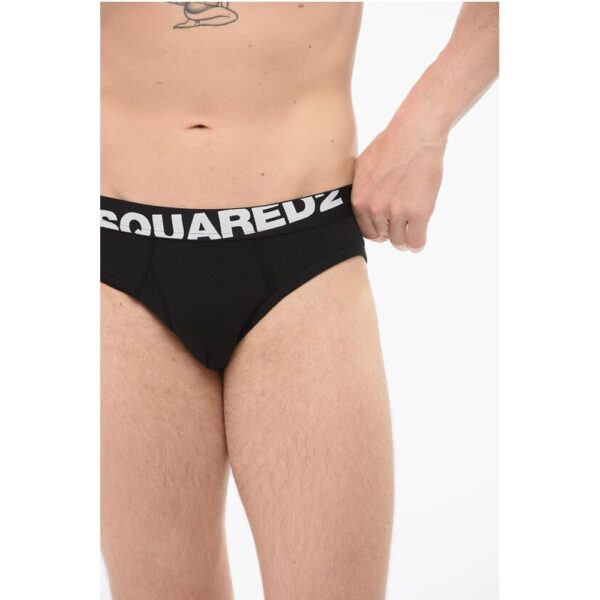 Dsquared² Cotton Slip With Logoed Waistband - Image 3