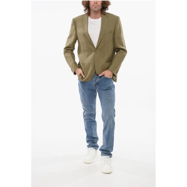 Nino Danieli Linen Half-lined Blazer - Image 4