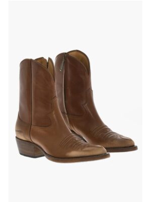 Dsquared² Leather VINTAGE Texan Boots