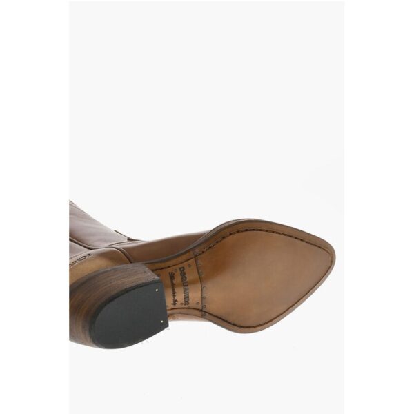 Dsquared² Leather VINTAGE Texan Boots - Image 6
