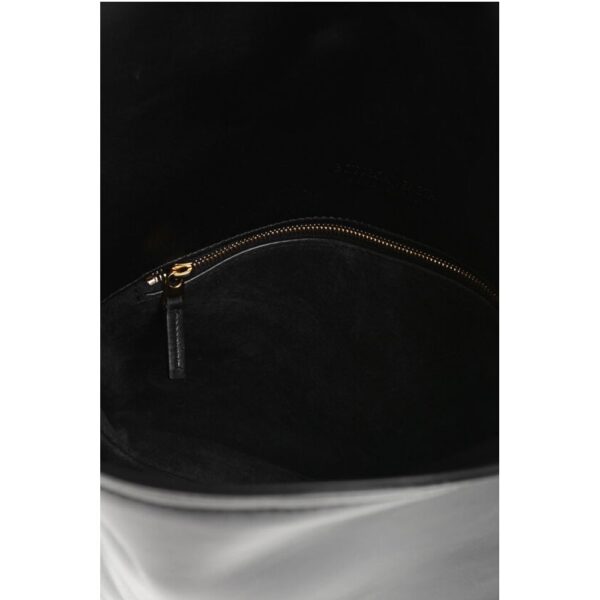 Bottega Veneta Leather Clutch with Woven Detail - Image 5