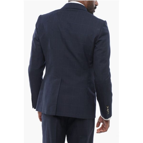 Gucci Double-breasted Monogram Jacquard Wool Suit - Image 5